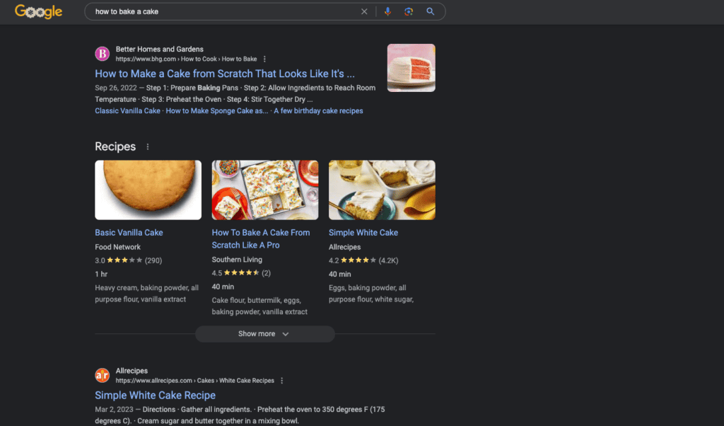 Organic Search