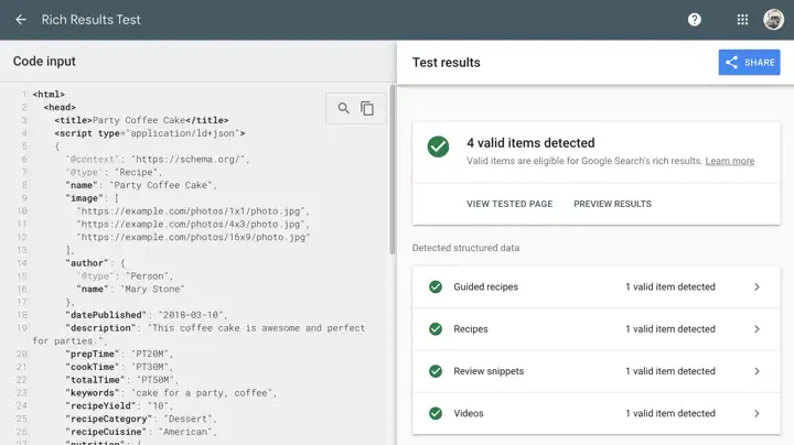 Structured Data and Schema Markup